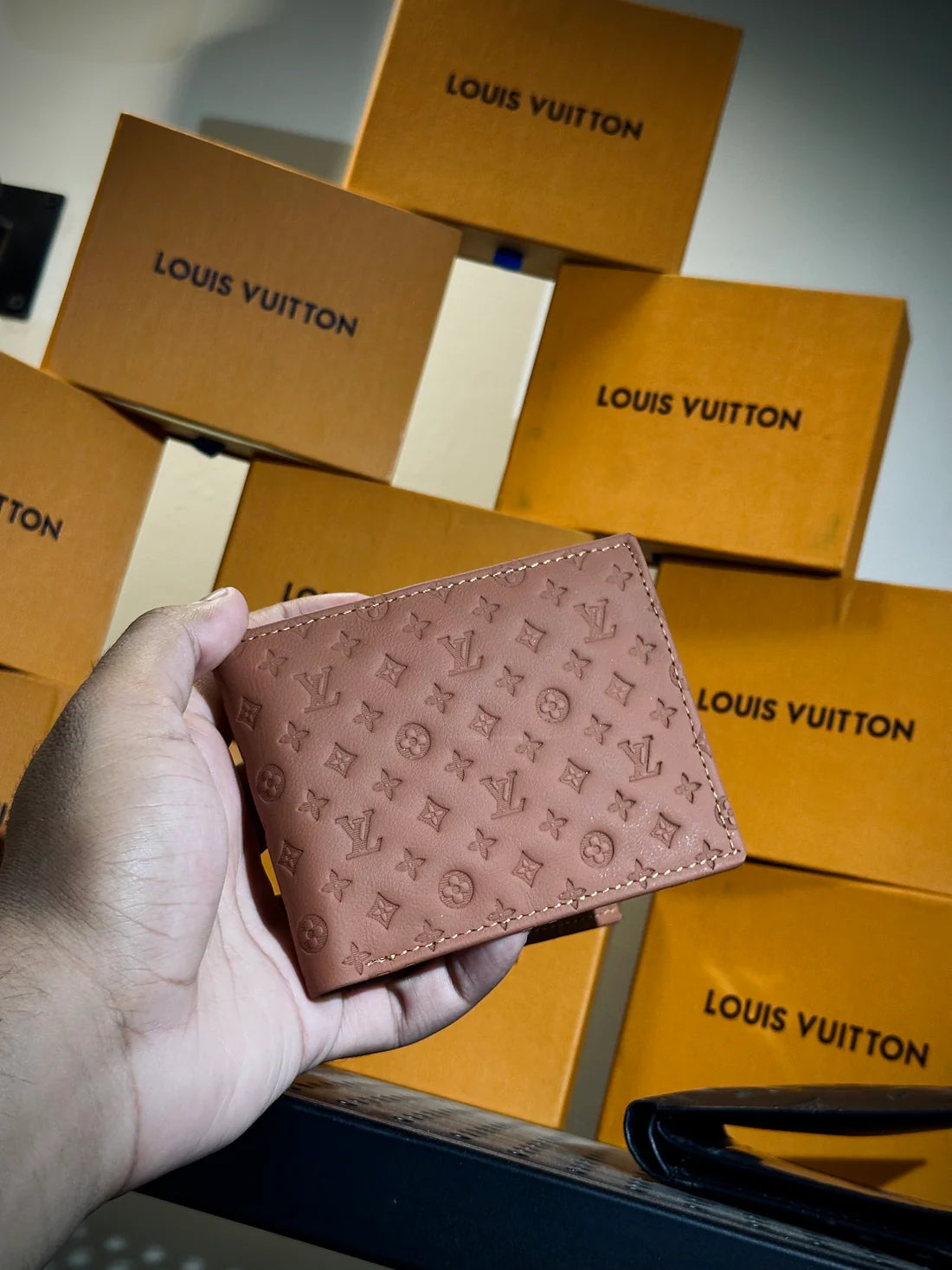 LV genuine Leather